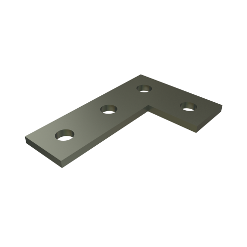 POWER-STRUT Power-Strut P1380A SS 4 Hole, Flat Plate Fitting