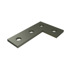 POWER-STRUT Power-Strut P1380A SS 4 Hole, Flat Plate Fitting