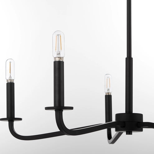 QUORUM INTERNATIONAL Quorum International 6307-5-59 Rutherford Modern Chandelier Light 5 x 60W 24.5 inch wide 20.75 inch tall