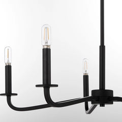 QUORUM INTERNATIONAL Quorum International 6307-5-59 Rutherford Modern Chandelier Light 5 x 60W 24.5 inch wide 20.75 inch tall