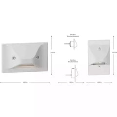 PROGRESS LIGHTING Progress Lighting P660005-028-30 led indoor/outdoor integrated led wall or step light 4.5 watt