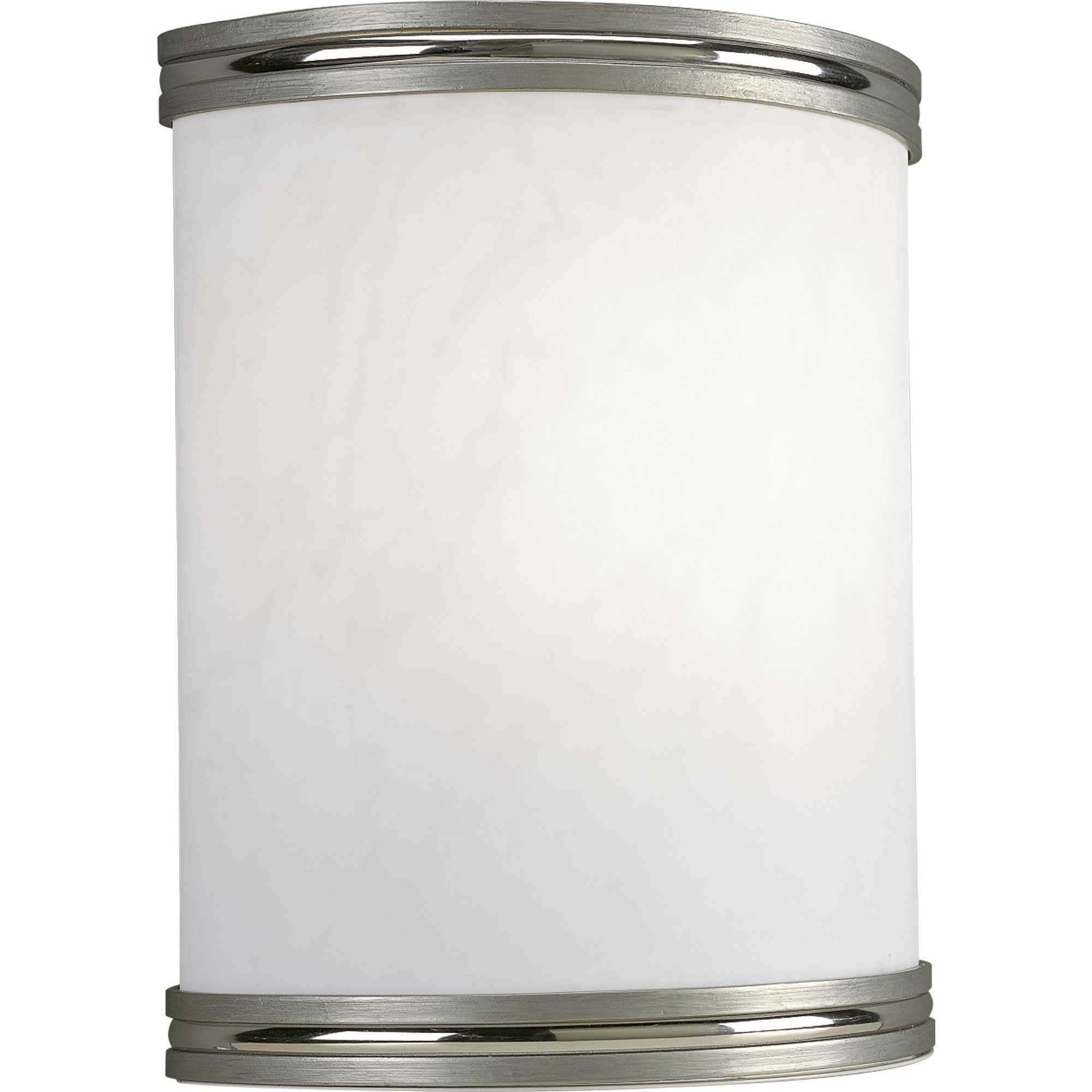 PROGRESS LIGHTING Progress Lighting P7083-0930K9 LED wall sconce with alabaster swirl acrylic diffuser and replaceable LED module 17W 1-light
