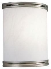 PROGRESS LIGHTING Progress Lighting P7083-0930K9 LED wall sconce with alabaster swirl acrylic diffuser and replaceable LED module 17W 1-light
