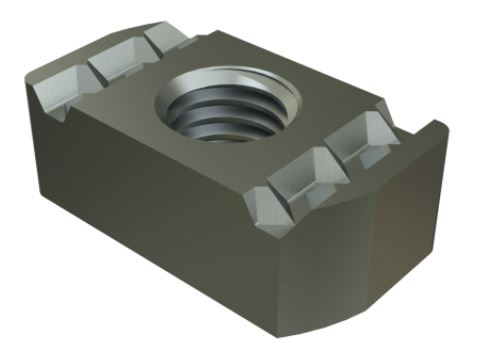 POWER-STRUT Power-Strut p3008 eg clamping nut 3/8 springless channel nut ps-ns-3/8-eg