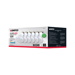 SATCO Satco S11473 BR30 LED 8.5W 6-pack 100 degree beam angle replacement S9058