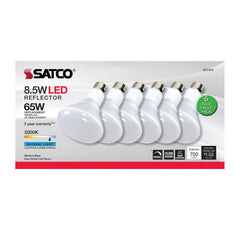 SATCO Satco S11473 BR30 LED 8.5W 6-pack 100 degree beam angle replacement S9058