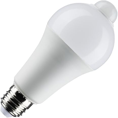 SATCO Satco S11445 A19 LED, PIR sensor, non-dimmable 12 watt