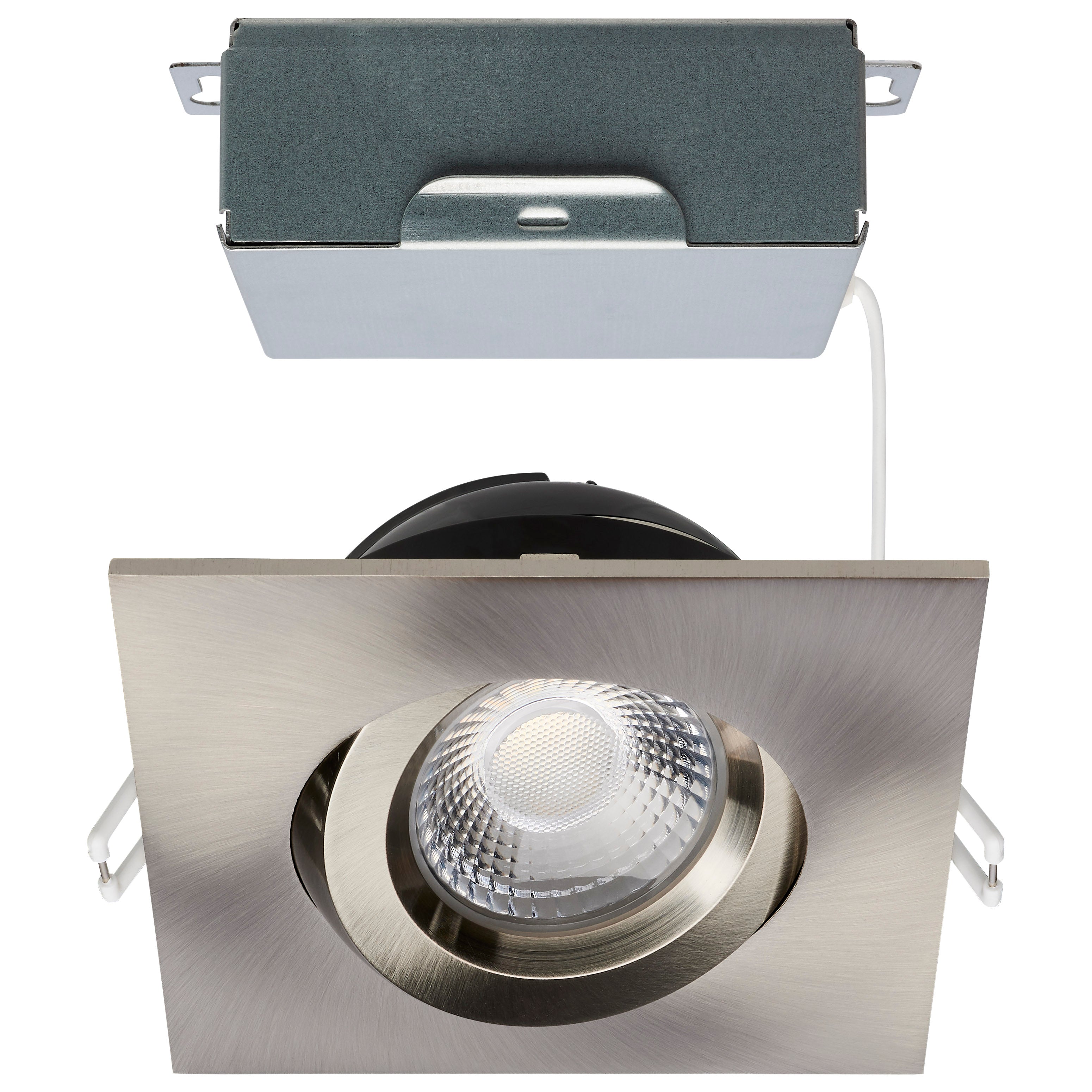SATCO Satco S11623R1 12 watt LED direct wire downlight 4 inch square S11623