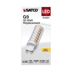 SATCO Satco s12331 t6 led g9 6.5 watt 300 degree