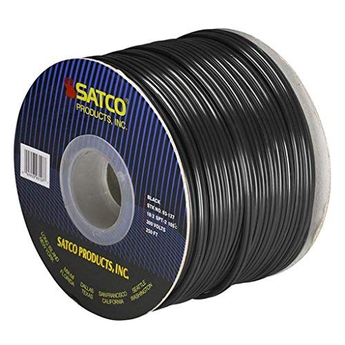 SATCO Satco 93-127 lamp and lighting bulk wire 1250w 250 foot spool 18/2 spt-2 105c