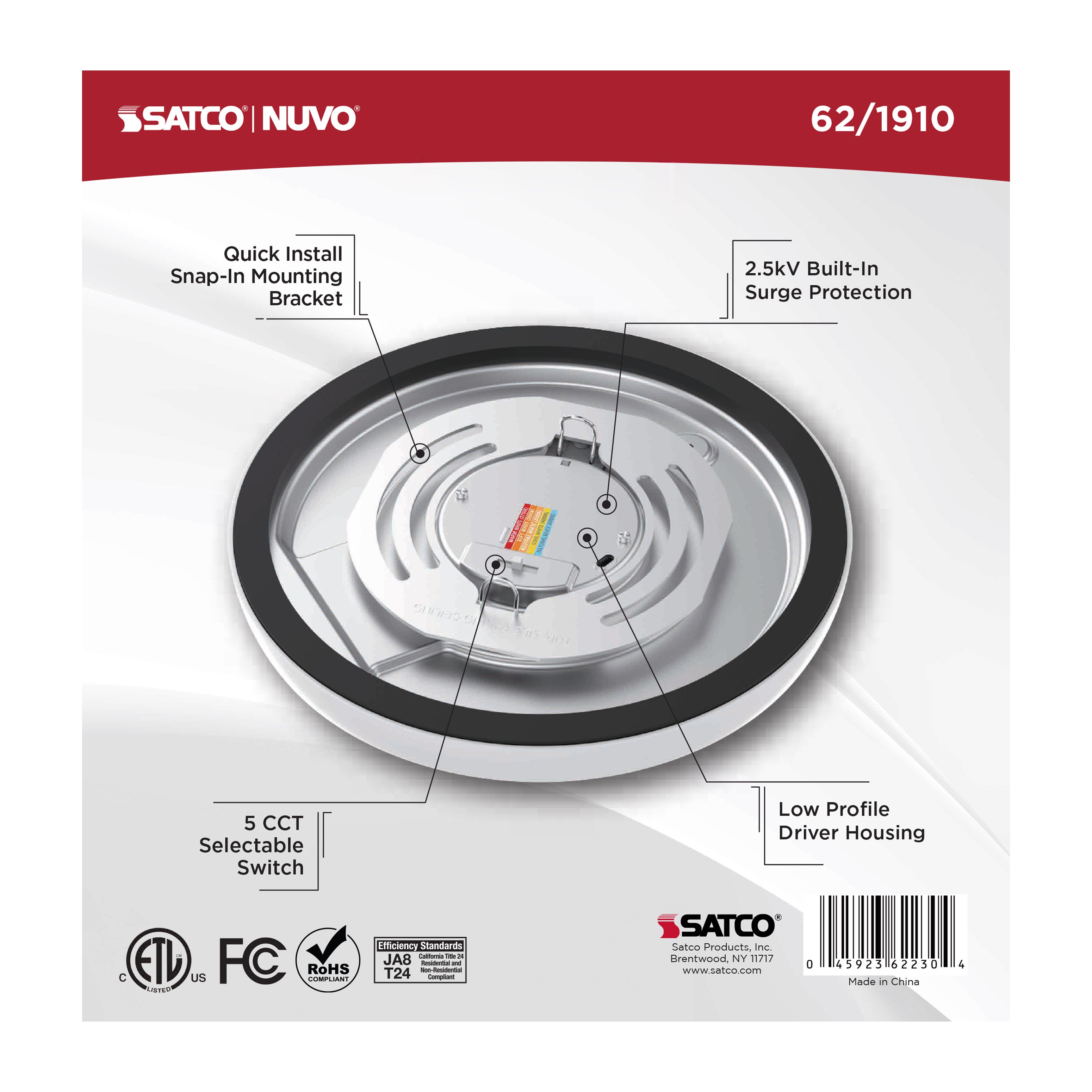 SATCO Satco 62-1910 Blink LED 7 inches Round 10W