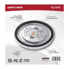SATCO Satco 62-1910 Blink LED 7 inches Round 10W