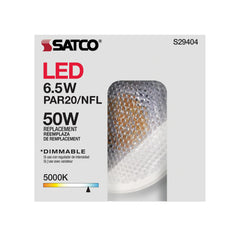 SATCO Satco S29404 PAR20 LED Lamp 6.5 Watt 25 Degree Beam Angle