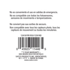 SATCO Satco S11446 Non-Dimmable Type A Lamp A19 Shape 12 W E26 Medium Base 20401357