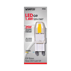 SATCO Satco S9546 mr led jcd led g9 base 1.6w 1.88 inch 360 degree