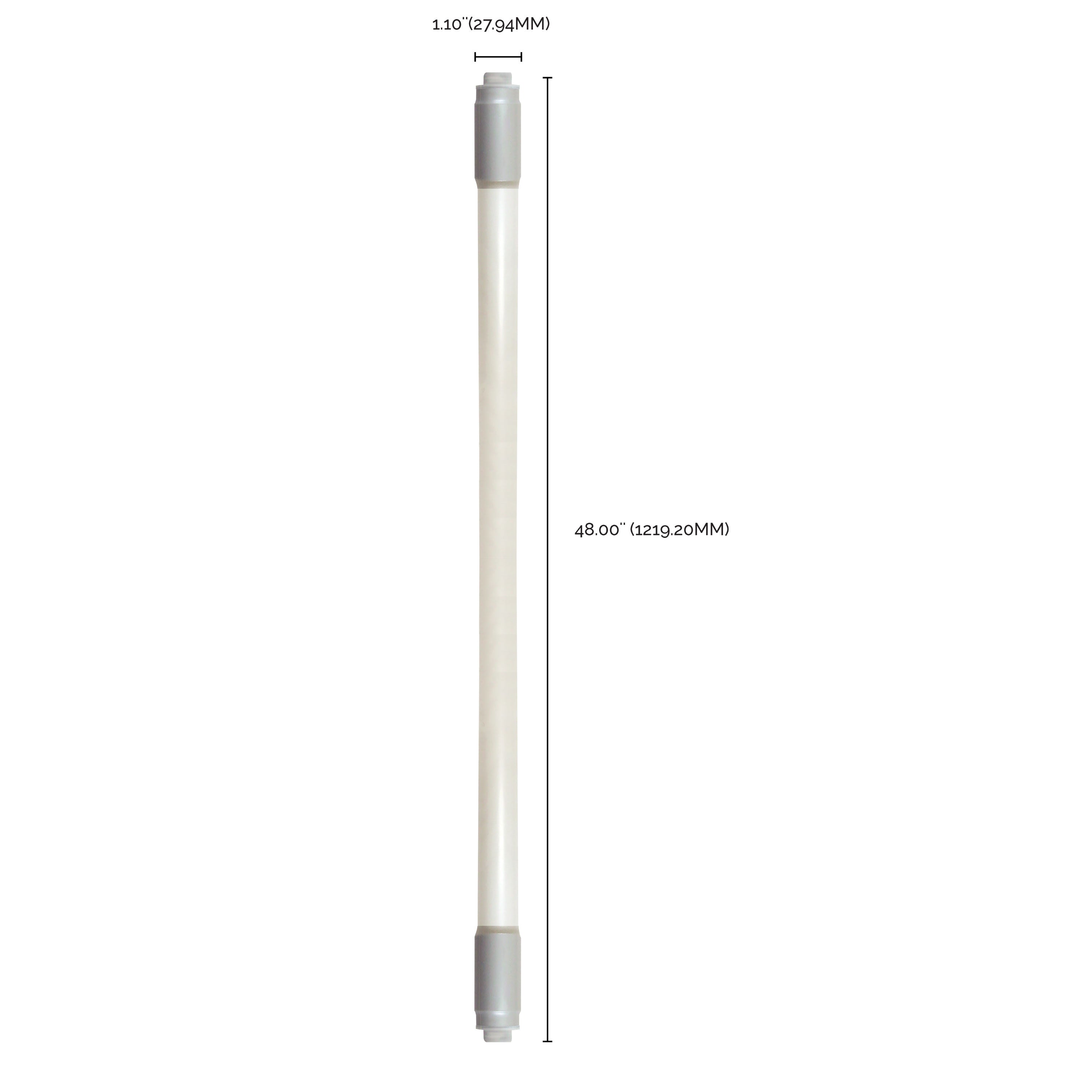 SATCO Satco S11964 18 Watt T8 LED 4 Foot Recessed Double Contact Base Ballast Bypass Double Ended Wiring