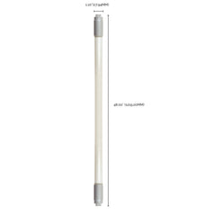 SATCO Satco S11964 18 Watt T8 LED 4 Foot Recessed Double Contact Base Ballast Bypass Double Ended Wiring