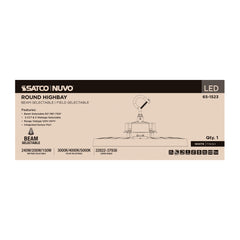 SATCO Satco 65-1523 LED selectable high bay 240/200/150 wattage selectable 60/80/100 beam angle selectable