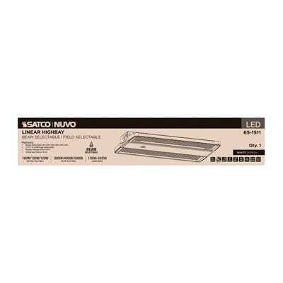 SATCO Satco 65-1511 2 light 12 inch wide LED commercial high bay 120/135/160 watt