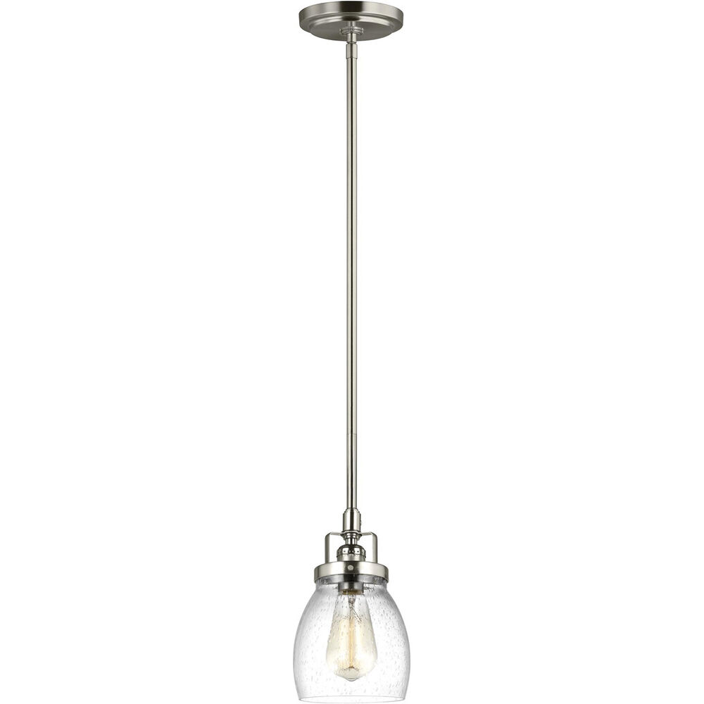 SEAGULL LIGHTING Seagull Lighting 6114501-962 Belton 1 Light Pendant 60W 5.38 Inch