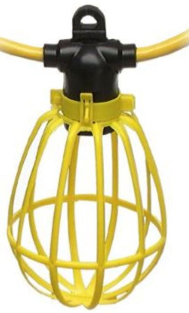 SOUTHWIRE Southwire 73010000 replacement plastic light bulb guard lamp guard cage for string light light guard protector for jobsite outdoor (1 pack)