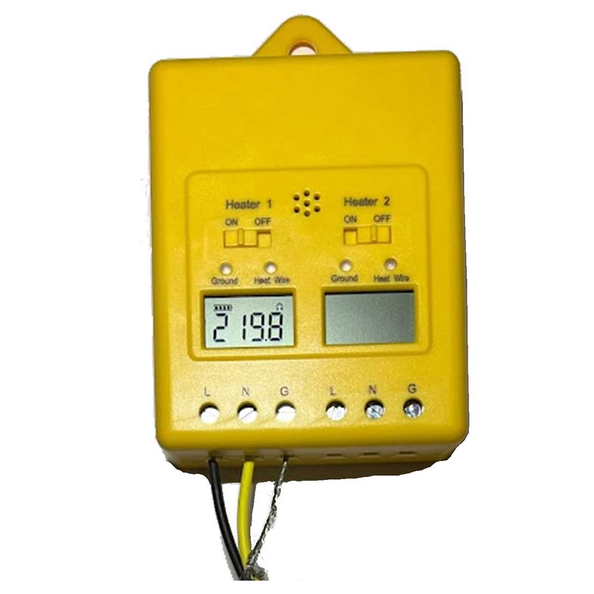 WARMUP Warmup DCT-SBOX Dual Cable Tester & Alarm Measures Resistance (Ohms)