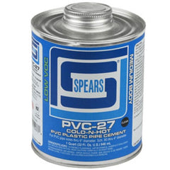 SPEARS Spears PVC27C-020 Pvc-27 Med Body Clear Pvc 1 pt