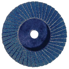 WEILER Weiler 50903 bobcat mini coated abrasive flap disc 3 in dia 1/4 in center hole 40 grit type 29 angled