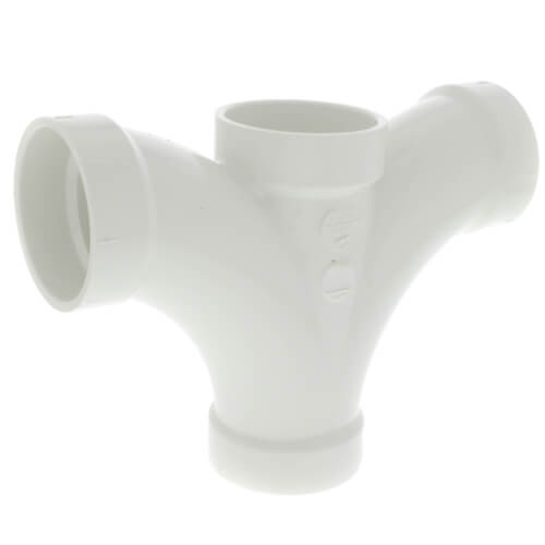 SPEARS Spears P500-020 2 PVC DWV Double Fixture Fitting HXHXHXH