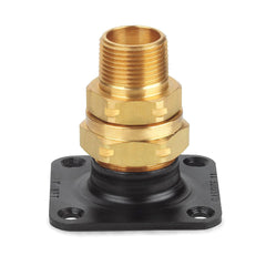 TITEFLEX Titeflex XR3TRM-16-6 Gastite 1 inch brass termination fitting with steel square flange 1 inch NPT