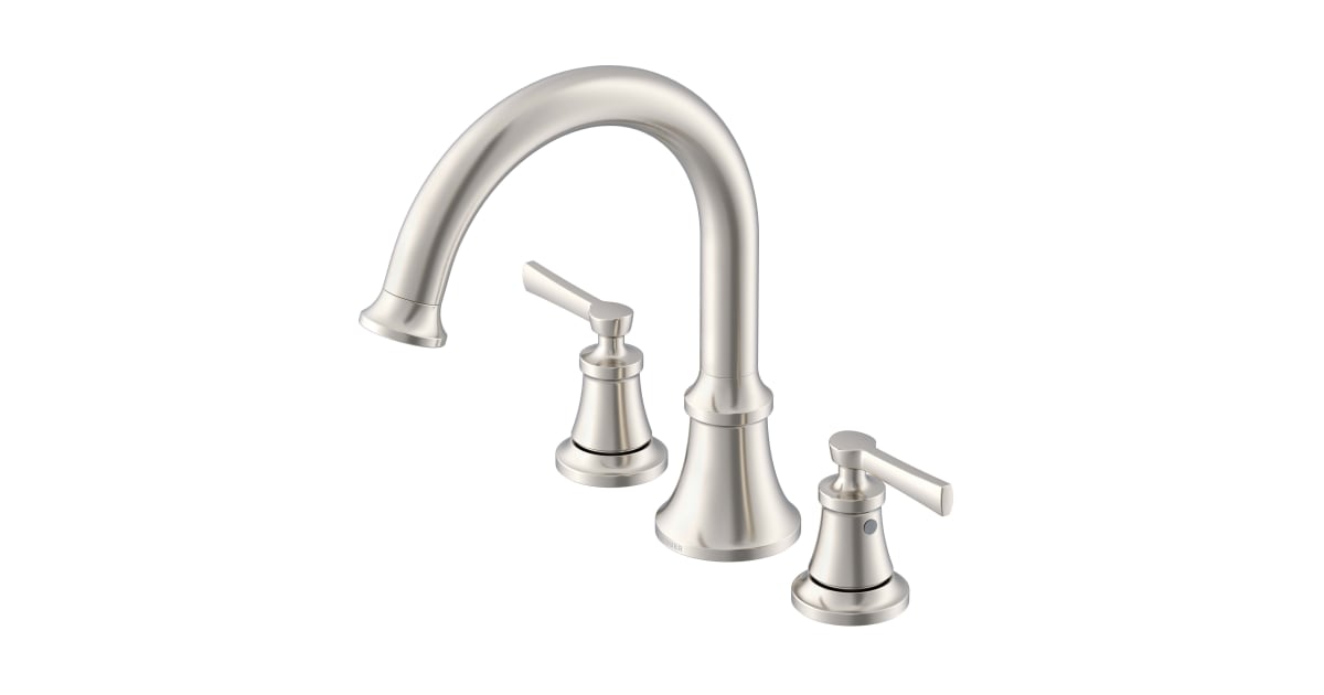 GERBER Gerber D300979BNT Northerly Three Piece Roman Tub Trim Kit