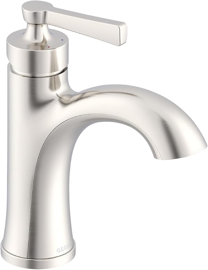 GERBER Gerber D225079BN Northerly Single Handle Bathroom Faucet 1.2 gpm