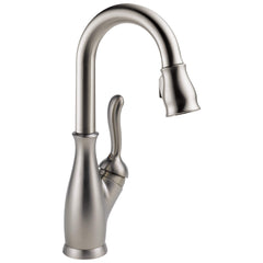DELTA FAUCET Delta Faucet 9678-SP-DST Leland Bar Faucet Single Hole 8.25 Inch Spout Height