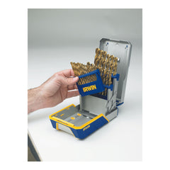 IRWIN Irwin 3018003 Drill Bit Set, Titanium Nitride Coated, 29-Piece