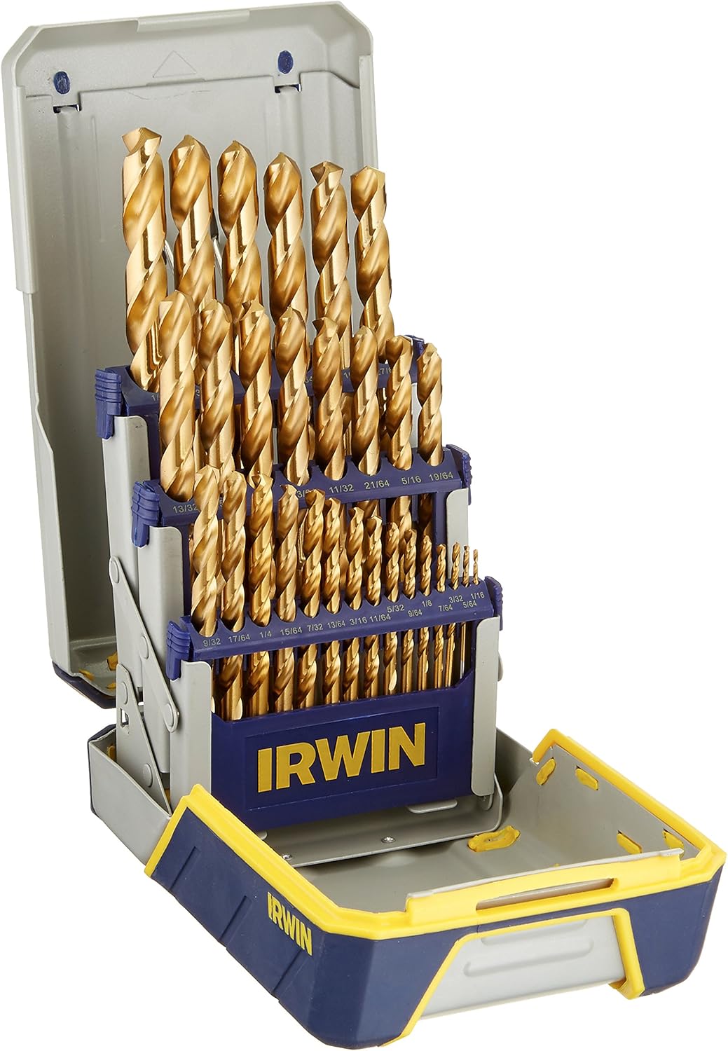 IRWIN Irwin 3018003 Drill Bit Set, Titanium Nitride Coated, 29-Piece