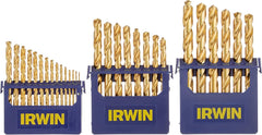 IRWIN Irwin 3018003 Drill Bit Set, Titanium Nitride Coated, 29-Piece