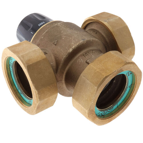CALEFFI Caleffi 523180A 3-way high-flow thermostatic mixing valve 1-1/2 inch