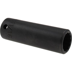 PROTO Proto J7322 1/2 inch Drive Deep Impact Socket 11/16 inch 12 Point