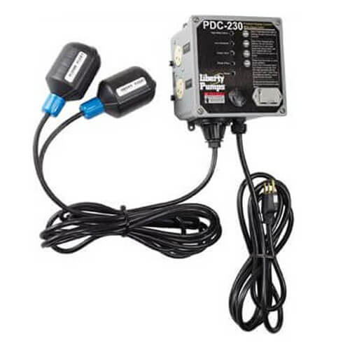 LIBERTY PUMPS Liberty Pumps PDCW-115 PDC Series Duplex Control System 115V Outdoor 10 feet Cord