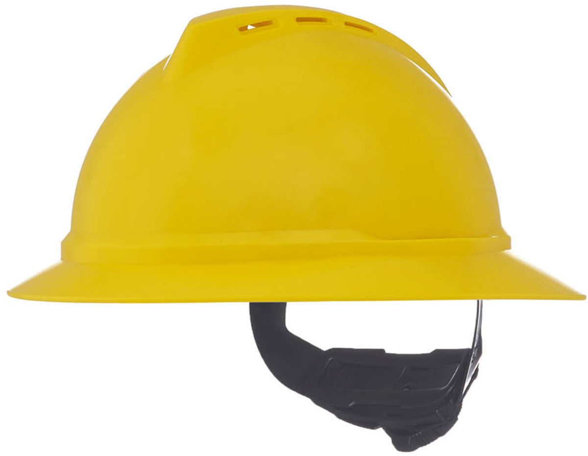 MSA SAFETY Msa Safety 10167913 V-Gard 500 Hat Vented 4-Point Fas-Trac Iii