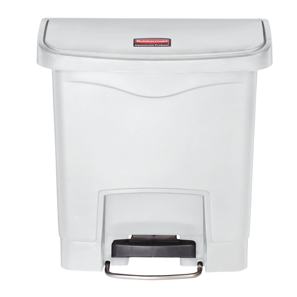 RUBBERMAID Rubbermaid 1883554 Commercial Products Step-On Trash Container 4 gal Capacity