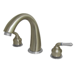 KINGSTON BRASS Kingston Brass KS2369 Tulare Milano Two-Handle 3-Hole Deck Mount Roman Tub Faucet 8 to 36 Inch Widespread