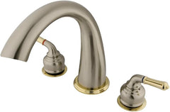 KINGSTON BRASS Kingston Brass KS2369 Tulare Milano Two-Handle 3-Hole Deck Mount Roman Tub Faucet 8 to 36 Inch Widespread