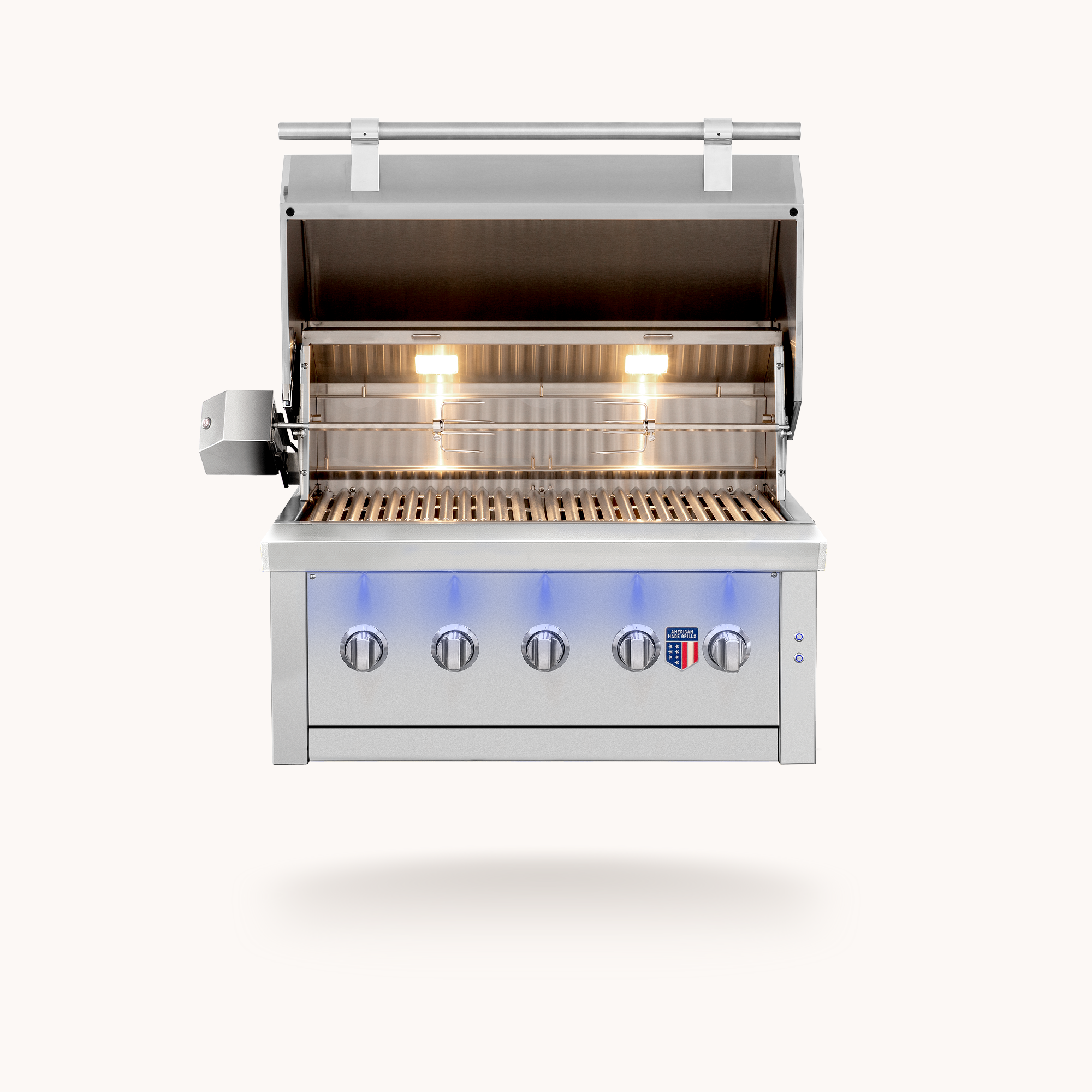AMERICAN MADE GRILL American Made Grill OVA36-NG Ovation Hybrid Grill 110,000 BTU 36 inch
