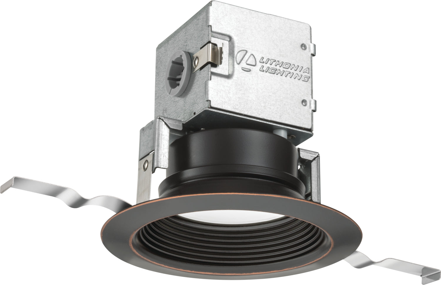 ACUITY BRANDS Acuity Brands 4JBKRD30K90CRIORBM6 Lithonia Lighting OneUp Dimmable Direct Wire Round Recessed Downlight 8.9W 4-5/8 in Ceiling Opening