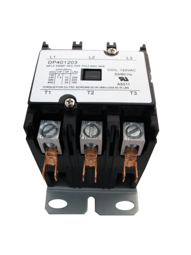 SUPCO Supco DP401203 Contactor 40A 120V 3 Pole