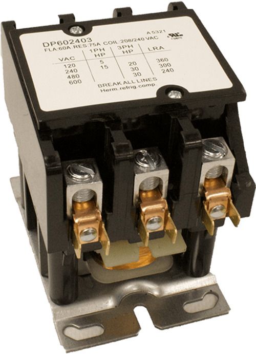 SUPCO Supco DP602403 contactor 60A 240V 3 pole