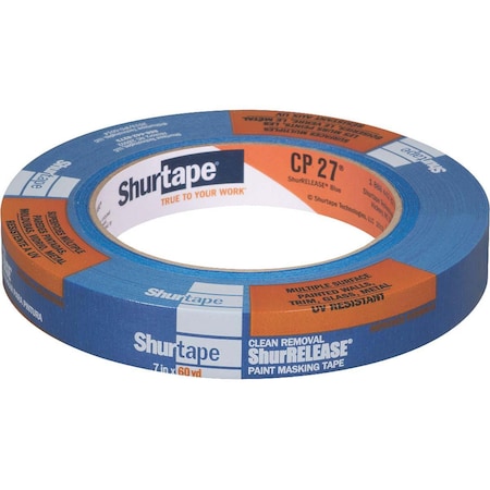 SHURTAPE Shurtape 202871 CP-27 Multi-Surface Masking Tape 18mm x 55m 48 Rolls per Case