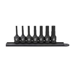 GEARWRENCH Gearwrench 84913 set hex bit impact socket sae 7 piece 3/8 inch drive
