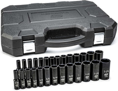 GEARWRENCH Gearwrench 84949N 27 pc. 1/2 inches drive 6 pt. impact socket set, deep, SAE/metric